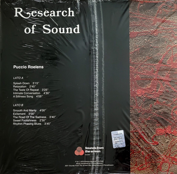 Puccio Roelens - Research Of Sound | Sounds From The Screen (SFTS01) - 2