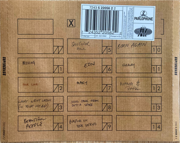 Supergrass - Supergrass | Parlophone (7243 5 22056 2 2) - 2