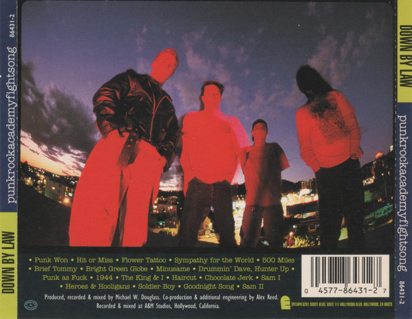 Down By Law - Punkrockacademyfightsong [CD] | Epitaph (86431-2) - 2