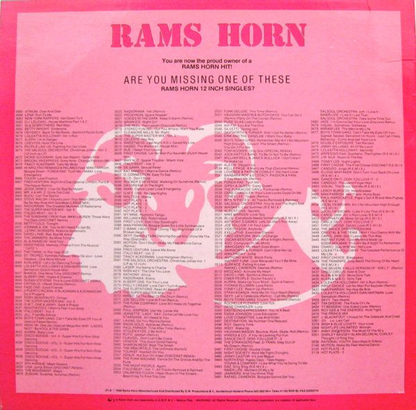 Lex Van Coeverden - The Get Down Mix | Rams Horn Records (RHR 3743) - 2 Lex Van Coeverden - The Get Down Mix | Rams Horn Records (RHR 3743) - 2