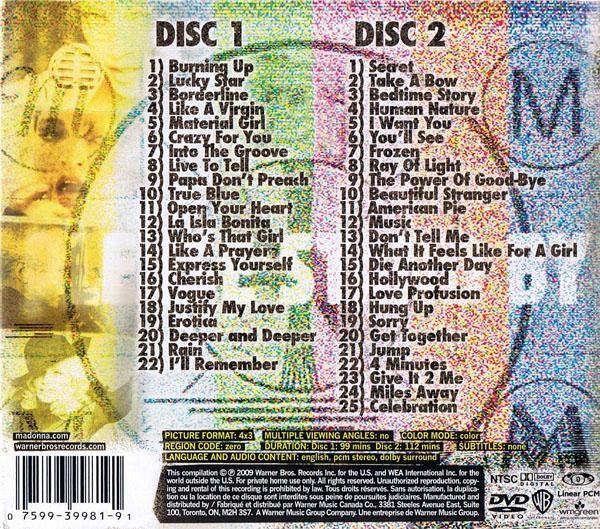 Madonna - Celebration: The Video Collection | Warner Bros. Records (2-522034) - 3
