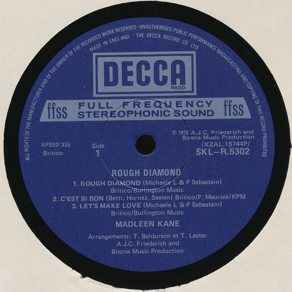 Madleen Kane - Rough Diamond | Decca (SKLR 5302) - 3 Madleen Kane - Rough Diamond | Decca (SKLR 5302) - 3