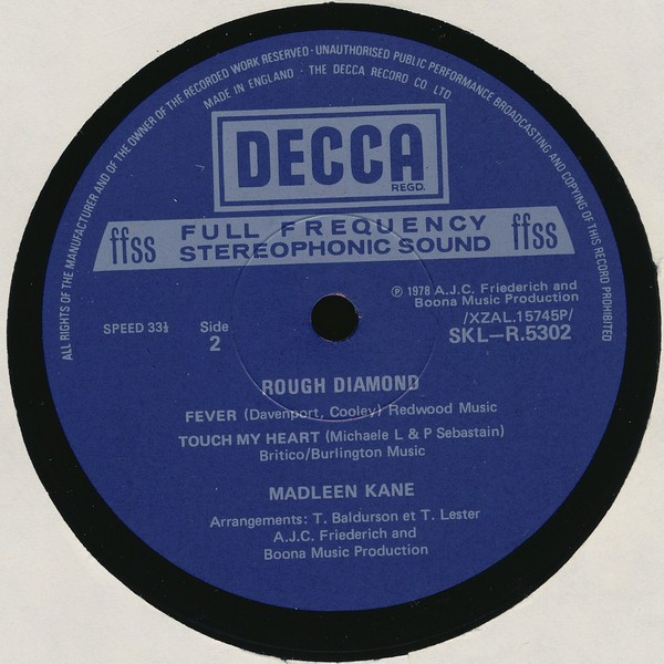 Madleen Kane - Rough Diamond | Decca (SKLR 5302) - 4 Madleen Kane - Rough Diamond | Decca (SKLR 5302) - 4