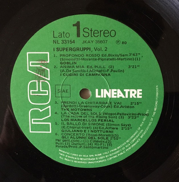 Various - I Supergruppi Vol.2 | RCA (NL 33154) - 2