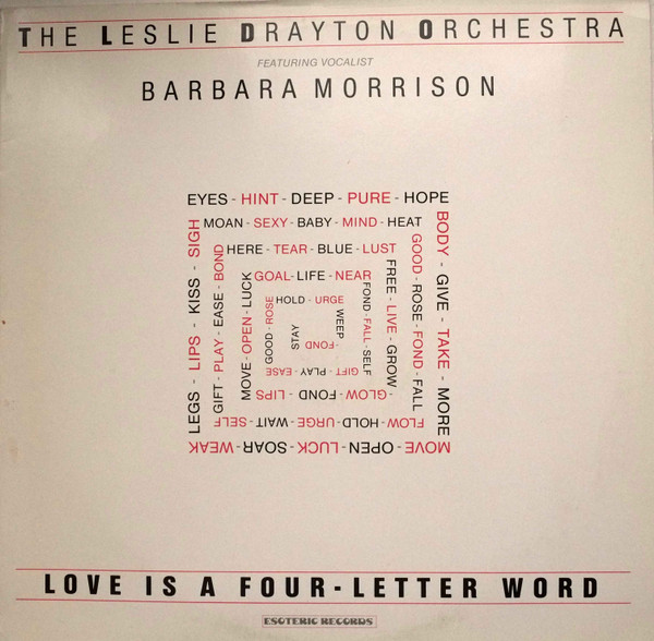 The Leslie Drayton Orchestra - Love Is A Four-Letter Word | Esoteric Records (ER 1003)