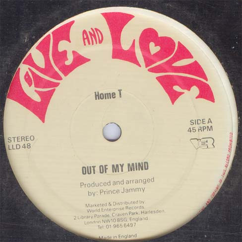 Home T - Out Of My Mind | Live And Love (LLD 48) - main