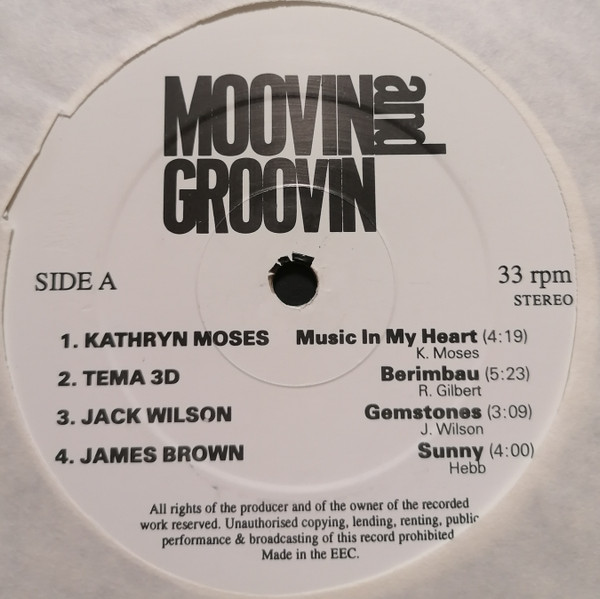 Various - Moovin And Groovin | Not On Label (none) - 3 Various - Moovin And Groovin | Not On Label (none) - 3