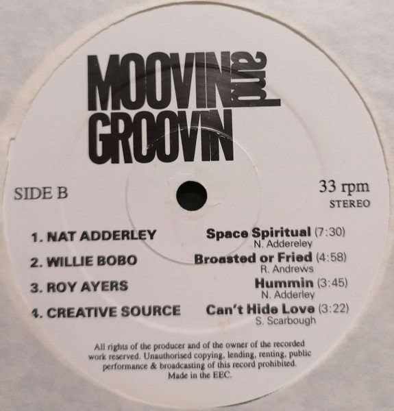 Various - Moovin And Groovin | Not On Label (none) - 4 Various - Moovin And Groovin | Not On Label (none) - 4