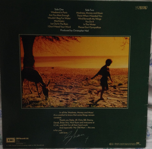 Sheena Easton - Madness, Money And Music | EMI (1C 064-07 666) - 2 Sheena Easton - Madness, Money And Music | EMI (1C 064-07 666) - 2