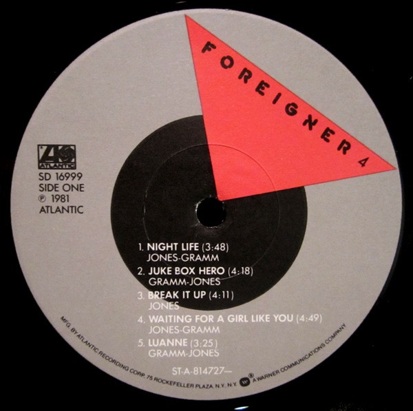 Foreigner - 4 | Atlantic (SD 16999) - 3 Foreigner - 4 | Atlantic (SD 16999) - 3