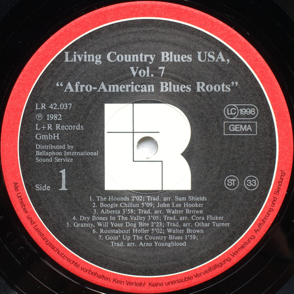 Various - Afro-American Blues Roots | L+R Records (LR 42.037) - 3 Various - Afro-American Blues Roots | L+R Records (LR 42.037) - 3