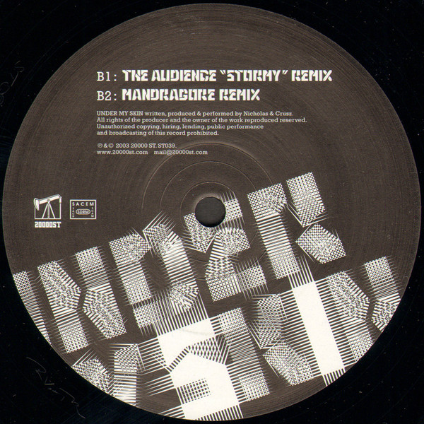 12 Angry Men - Under My Skin | 20000st (ST039) - 4 12 Angry Men - Under My Skin | 20000st (ST039) - 4