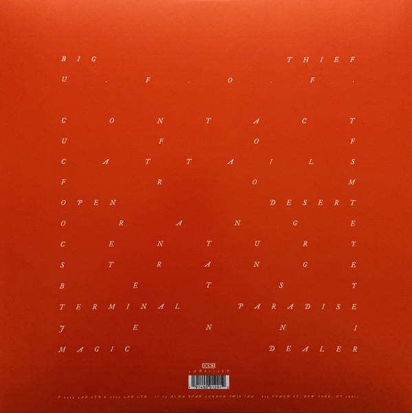 Big Thief - U.F.O.F. | 4AD (4AD0129LP) - 3 Big Thief - U.F.O.F. | 4AD (4AD0129LP) - 3