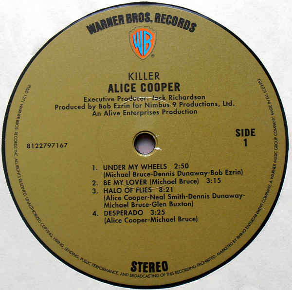 Alice Cooper - Killer | Warner Bros. Records (8122797167) - 4