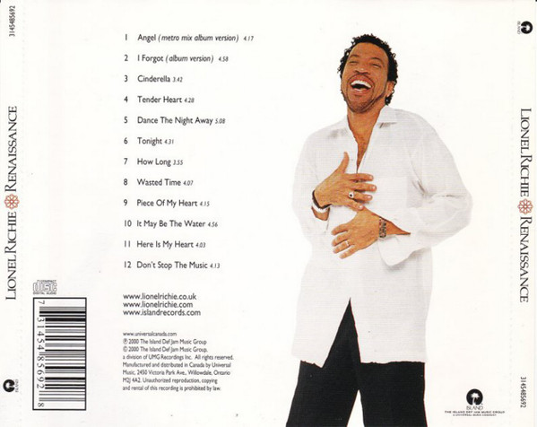 Lionel Richie - Renaissance | Island Records (3145485692) - 2 Lionel Richie - Renaissance | Island Records (3145485692) - 2