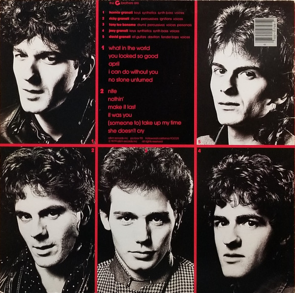 Granati Brothers - G Force | A&M Records (SP 4748) - 2