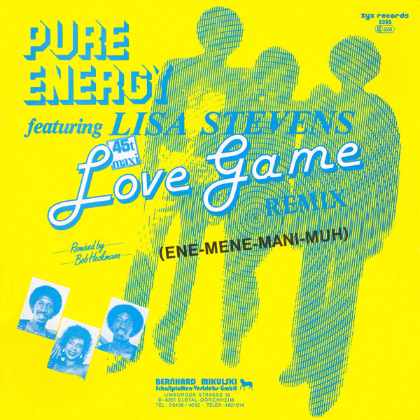 Pure Energy Featuring Lisa Stevens - Love Game (Remix) | ZYX Records (ZYX 5395) - 2