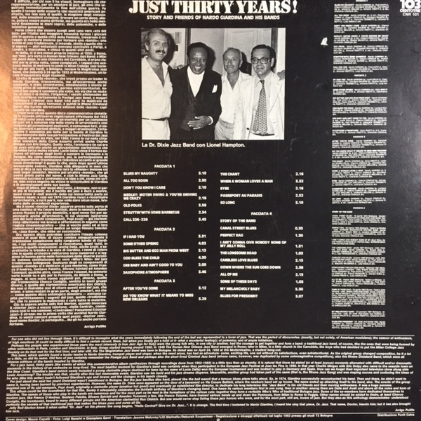 Doctor Dixie Jazz Band - Just Thirty Years! | Speedy Co. (CNR 101) - 2