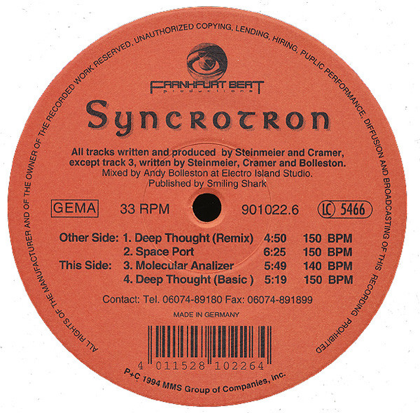 Syncrotron - Deep Thought | Frankfurt Beat Productions (901022.6) - main Syncrotron - Deep Thought | Frankfurt Beat Productions (901022.6) - main