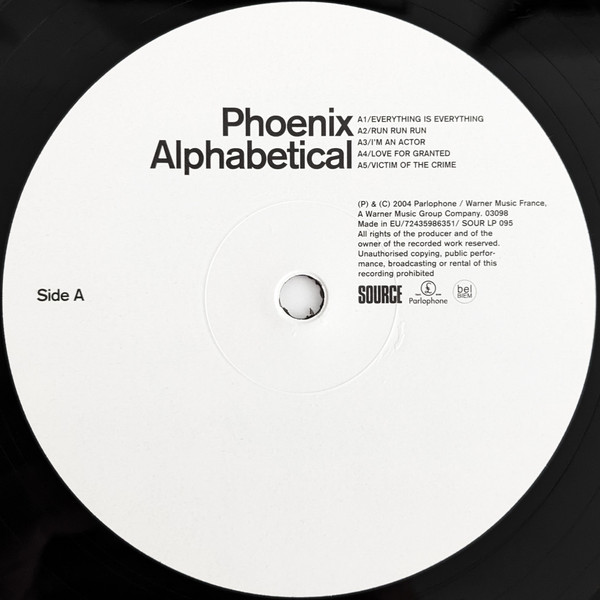 Phoenix - Alphabetical | Source (SOUR LP 095) - 3