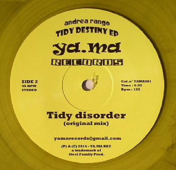 Andrea Rango - Tidy Destiny EP | Ya.Ma Records (YAMA001) - 2