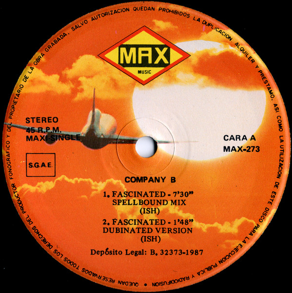 Company B - Fascinated | Max Music (MAX 273) - 3