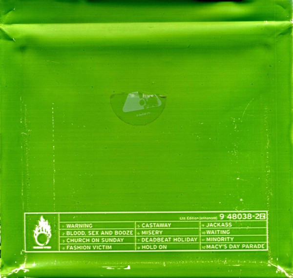 Green Day - Warning: | Reprise Records (9 48038-2) - 3