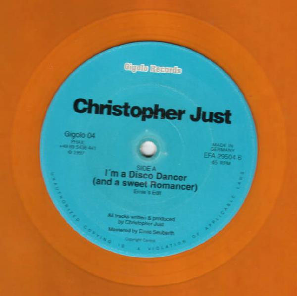 Christopher Just - I'm A Disco Dancer (And A Sweet Romancer) | International Deejay Gigolo Records (Gigolo 04) - main