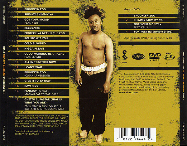 Ol' Dirty Bastard - The Definitive Ol' Dirty Bastard Story | Rhino Records (8122-74644- 2) - 2 Ol' Dirty Bastard - The Definitive Ol' Dirty Bastard Story | Rhino Records (8122-74644- 2) - 2