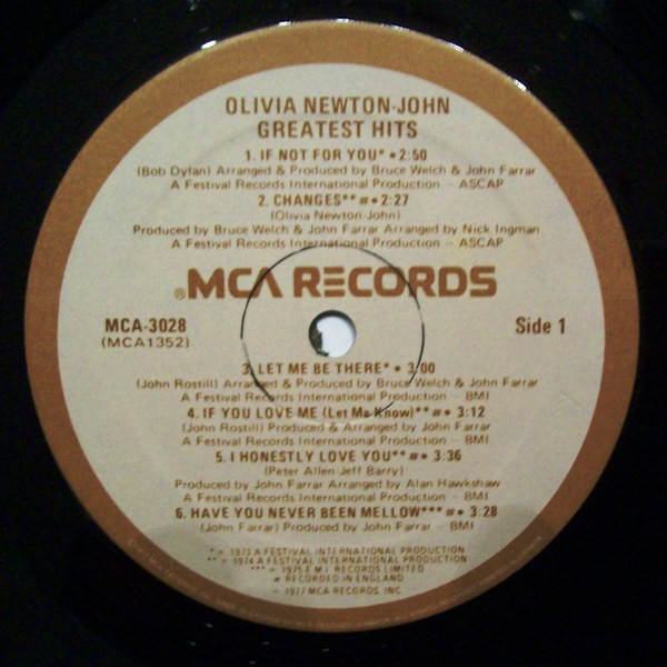 Olivia Newton-John - Olivia Newton-John's Greatest Hits [Vinyl] | MCA Records (MCA-3028) - 4