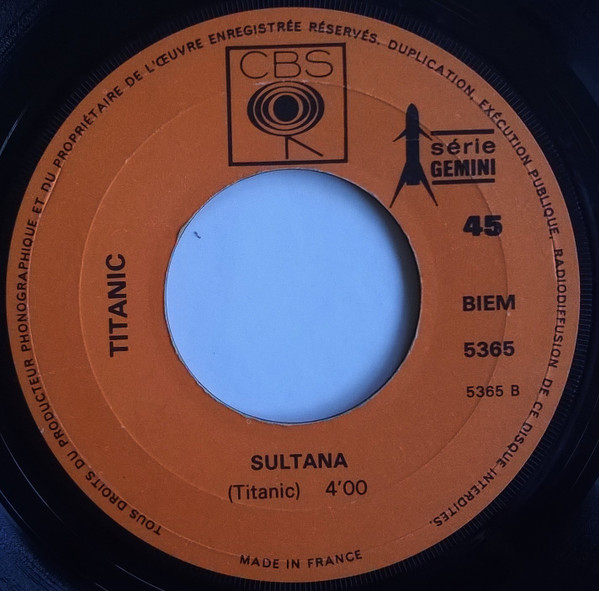 Titanic - Sing Fool Sing | CBS (5365) - 4