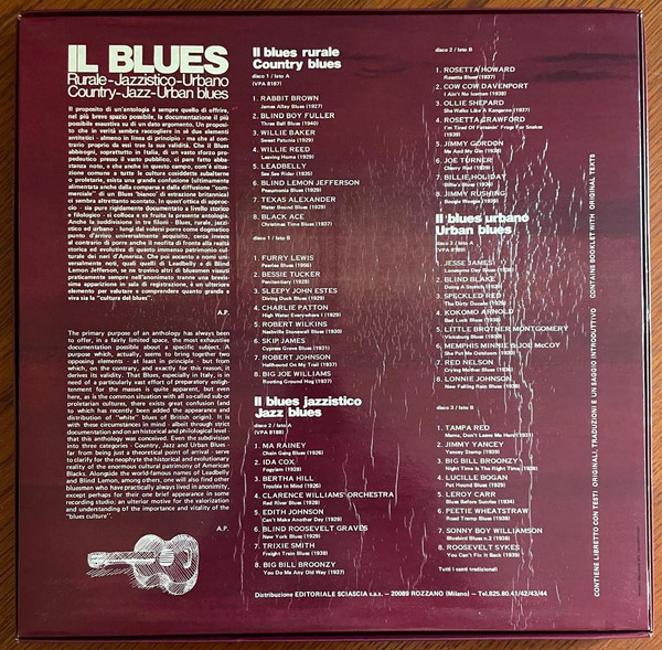 Various - Il Blues: Rurale - Jazzistico - Urbano | Albatros (ALB/8) - 2 Various - Il Blues: Rurale - Jazzistico - Urbano | Albatros (ALB/8) - 2