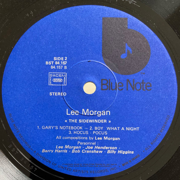 Lee Morgan - The Sidewinder [Vinyl] | Blue Note (BST 84157-U) - 4