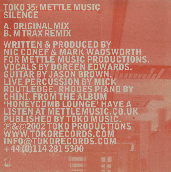 Mettle Music - Silence | Toko Records (TOKO 35) - main