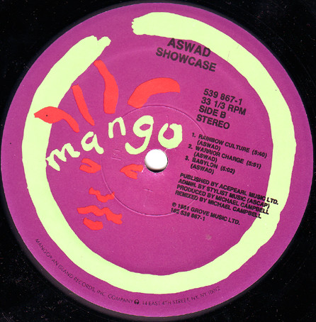 Aswad - Showcase | Mango (539 867-1) - 3