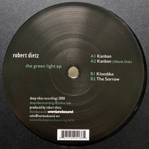 Robert Dietz - The Green Light EP | Deep Vibes Recordings (DVR 007) - main Robert Dietz - The Green Light EP | Deep Vibes Recordings (DVR 007) - main