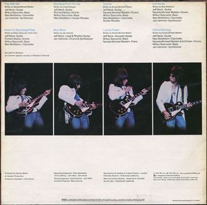 Jeff Beck - Wired | Epic (144180) - 2