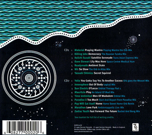 The Orb - Auntie Aubrey's Excursions Beyond The Call Of Duty: The Orb Remix Project | Deviant Records (DVNT12CD) - 2