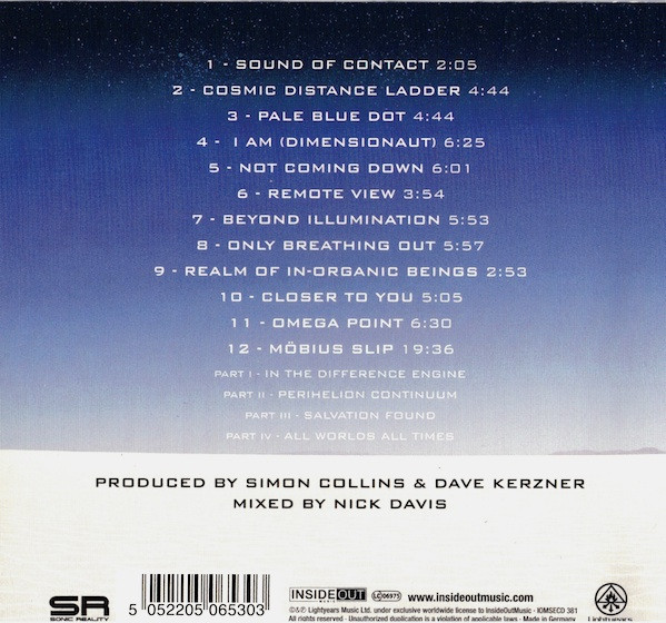 Sound Of Contact - Dimensionaut | Inside Out Music (IOMSECD 381) - 2