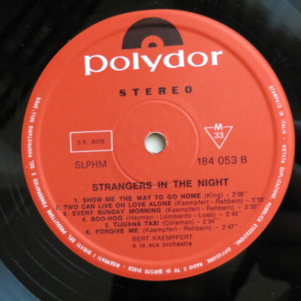 Bert Kaempfert & His Orchestra - Strangers In The Night | Polydor (SLPHM 184 053) - 4 Bert Kaempfert & His Orchestra - Strangers In The Night | Polydor (SLPHM 184 053) - 4