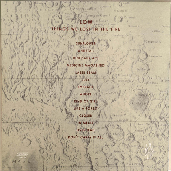 Low - Things We Lost In The Fire | Kranky (KRANK 046) - 3