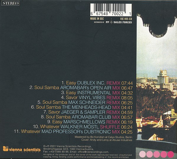 Freedom Satellite - Soul Samba Remix Collection | Vienna Scientists Recordings (VIE 005 CD) - 2