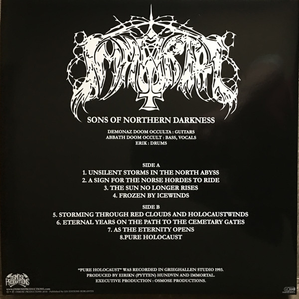 Immortal - Pure Holocaust | Osmose Productions (OPLP019) - 2