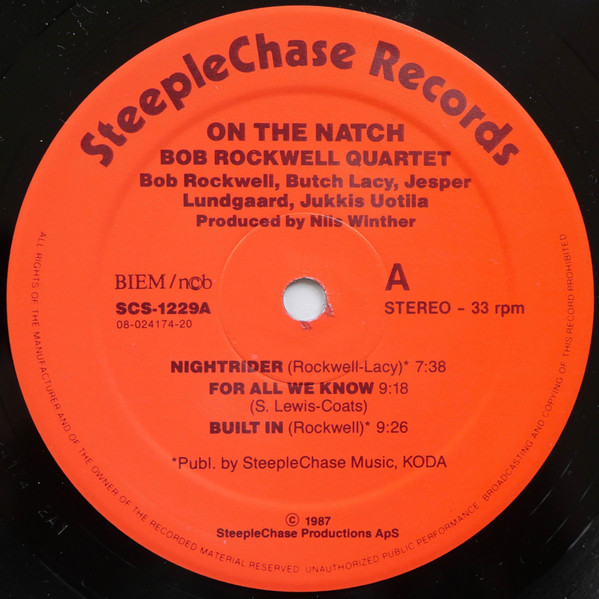 Bob Rockwell Quartet - On The Natch | SteepleChase (SCS 1229) - 4 Bob Rockwell Quartet - On The Natch | SteepleChase (SCS 1229) - 4