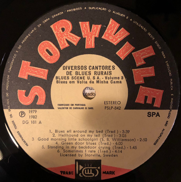 Various - Blues All Around My Bed | Storyville (PSLP 842) - 4