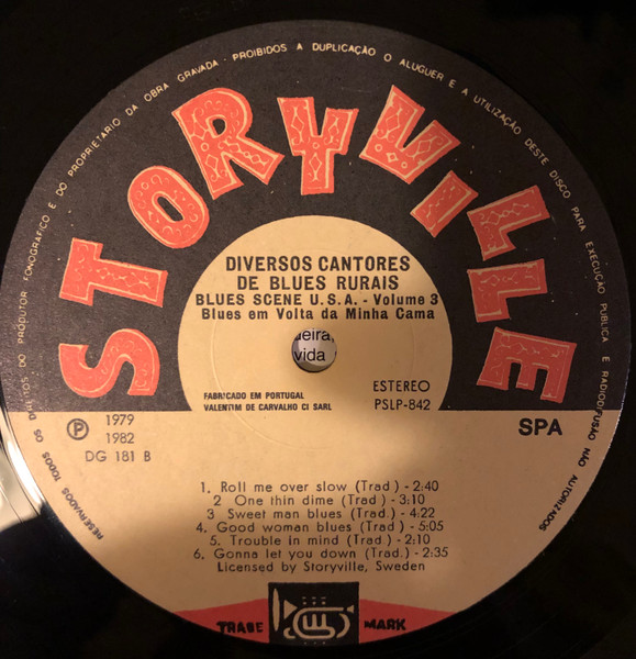Various - Blues All Around My Bed | Storyville (PSLP 842) - 3