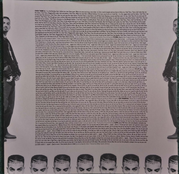 Apache Indian - No Reservations | Island Records (ILPS 8001) - 4