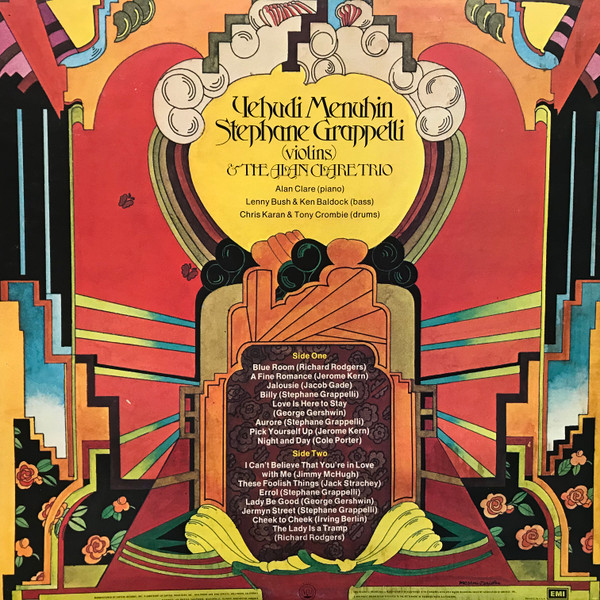 Yehudi Menuhin , Stéphane Grappelli & Alan Clare Trio - Jalousie | Angel Records (SFO-36968) - 2 Yehudi Menuhin , Stéphane Grappelli & Alan Clare Trio - Jalousie | Angel Records (SFO-36968) - 2