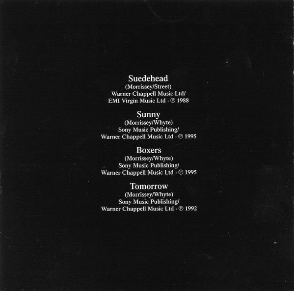 Morrissey - Suedehead - The Best Of Morrissey | EMI (7243 8 59665 2 1) - 3