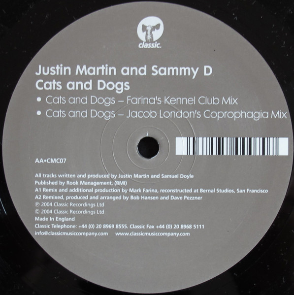 Justin Martin & Sammy D - Cats And Dogs | Classic (CMC07) - 4